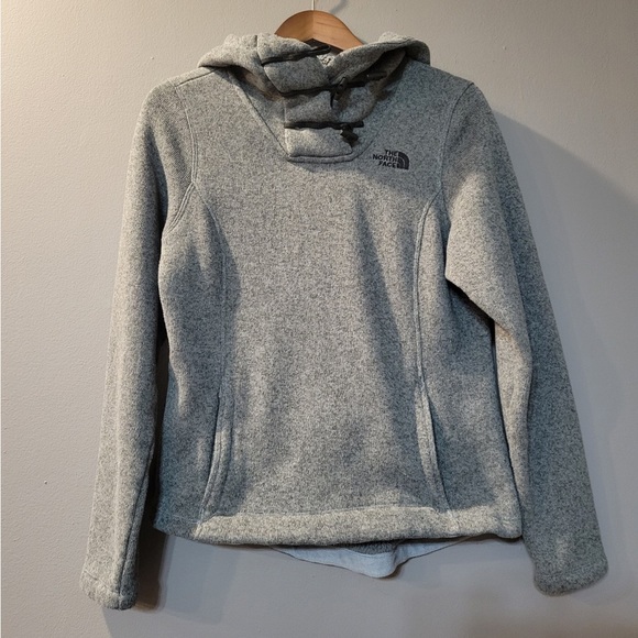 The North Face Heathered Grey Pullover Hoodie Womens Size S - Picture 1 of 4